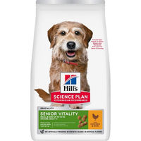 Produktbild von Hill's Science Plan Senior Vitality Small & Mini Hundefutter mit Huhn für erwachsene Hunde ab 7 Jahren 6 kg - 2 x 6 kg