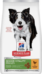 Produktbild von Hill's Science Plan Senior Vitality Trockenfutter für erwachsene Hunde ab 7 Jahren Medium mit Huhn und Reis 2,5 kg - 2,5 kg