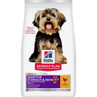 Produktbild von Hill's Science Plan Sensitive Stomach & Skin Adult 1+ Small & Mini Hundefutter mit Huhn 6 kg - 6 kg