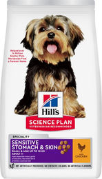 Hill's Science Plan Sensitive Stomach & Skin Adult Small & Mini Hundetrockenfutter mit Huhn 1,5 kg - 1,5 kg – Bild 1 von 5