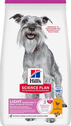 Produktbild von Hill's Science Plan Small & Mini Light Trockenfutter für Senior Hunde mit Huhn zur Gewichtskontrolle 3 x 2,5 kg - 3 x 2,5 kg