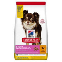 Produktbild von Hill's Science Plan Small & Mini Trockenfutter für Hunde Adult Light Huhn 6 kg - 2 x 6 kg