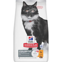 Produktbild von Hill's Science Plan Sterilised Cat Senior Trockenfutter Huhn 10 kg - 10 kg