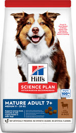 Hill's Science Plan Trockenfutter für ausgewachsene Hunde Senior Medium Lamm und Reis 14 kg - 2 x 14 kg – Bild 1 von 9
