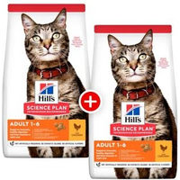 Produktbild von Hill's Science Plan Trockenfutter für erwachsene Katzen mit Huhn 2x10 kg - 2 x 10 kg