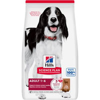 Produktbild von Hill's Science Plan Trockenfutter für Hunde Adult Medium Lamm 14 kg - 2 x 14 kg
