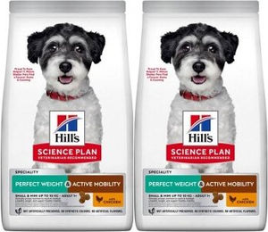 Hill's Science Plan Trockenfutter für kleine Hunde Adult mit Huhn zur Gewichtskontrolle und Gelenkunterstützung 2x6 kg - 2 x 6 kg – Bild 1 von 3