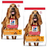Produktbild von Hill's Science Plan Trockenfutter für Senior Hunde Mittelgroß Light mit Huhn zur Gewichtskontrolle 2x14 kg - 2 x 14 kg