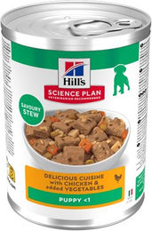 Hill's Science Plan Welpen Eintopf Huhn 12 x 363 g – Bild 1 von 2