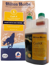 Hilton Herbs Cush X Gold Nahrungsergänzung für Pferde Senior 1 Liter – Bild 1 von 7