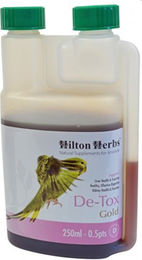 Hilton Herbs DE-TOX Gold Nahrungsergänzungsmittel für Vögel und Tauben 500 ml – Bild 1 von 2