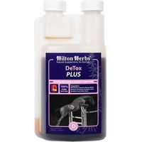 Produktbild von Hilton Herbs Detox Plus Nahrungsergänzung für Pferde zur Unterstützung von Leber, Nieren und Verdauung 500 ml
