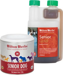Hilton Herbs Senior Nahrungsergänzung für Hunde zur Unterstützung von Gelenken und Knochen 125 g – Bild 1 von 4