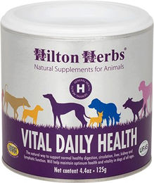 Hilton Herbs Vital Daily Health Nahrungsergänzung für Hunde ohne tierisches Protein 125 g – Bild 1 von 2