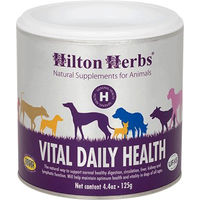 Produktbild von Hilton Herbs Vital Daily Health Nahrungsergänzung für Hunde ohne tierisches Protein 125 g