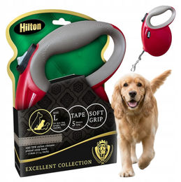 Hilton Smart Dog Automatikleine 5m bordeaux-grau für Hunde bis 30kg – Bild 1 von 1