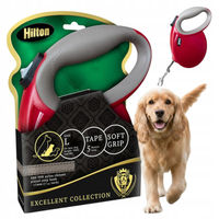 Produktbild von Hilton Smart Dog Automatikleine 5m bordeaux-grau für Hunde bis 30kg