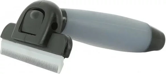 Hippo-Tonic Gel Haarwechselkamm aus Edelstahl in Grau – Bild 1 von 2