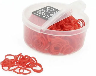 Hippo-Tonic Mähnengummis Flechtbänder Rot – Bild 1 von 2