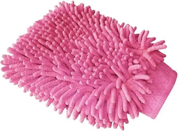 Produktbild von Hippo-Tonic Mikrofaser-Reinigungshandschuh aus Polyester in Rosa