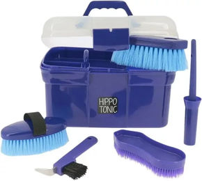 Hippo-Tonic Putzbox aus Kunststoff in Lila – Bild 1 von 2