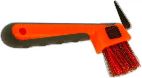 Hippo Tonic Softfun Hufauskratzer Bürste aus TPR in Orange – Bild 1 von 2