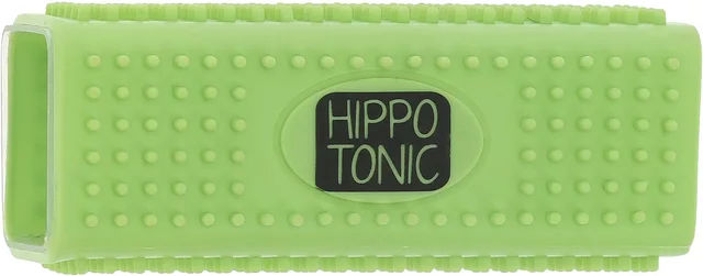 Hippotonic Anti-Haar-Bürste für Pferde aus Silikon in Grün – Bild 1 von 1
