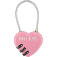Produktbild von Hippotonic Coeur Vorhängeschloss aus Kunststoff in Rosa