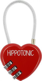 Produktbild von Hippotonic Coeur Vorhängeschloss aus Kunststoff in Rot