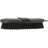 Produktbild von Hippotonic douce Glossy Reitsportbürste aus TPR in Rot und Schwarz