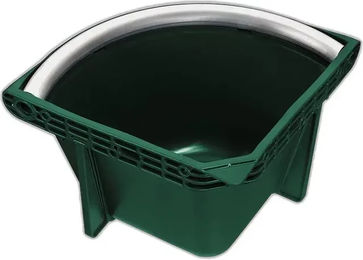 Produktbild von Hippotonic Eckpferdefuttertröge aus Polypropylen in Grün
