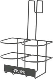 Produktbild von Hippotonic Flaschenhalter mit Haken aus Metall in Schwarz