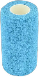 Produktbild von hippotonic flex-wrap Arbeitsbinde Gamaschen Blau zur Wundpflege