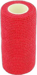 Produktbild von hippotonic flex-wrap Arbeitsbinde Gamaschen Rot zur Wundpflege