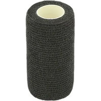 Produktbild von hippotonic flex-wrap Arbeitsbinde Gamaschen Schwarz zur Wundpflege
