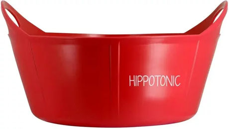 Hippotonic Flexi Bac Stalleimer aus Kunststoff in Rot – Bild 1 von 3