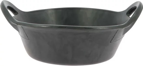 Produktbild von Hippotonic Flexibler Futtereimer aus Gummi Schwarz