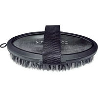Produktbild von Hippotonic Glossy Pferdebürste in Silber und Schwarz