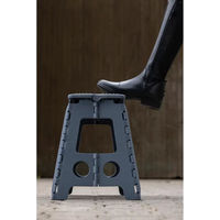 Produktbild von Hippotonic Grip Sitzhocker Klapptritt aus Kunststoff in Grau