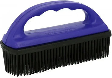 Produktbild von Hippotonic Gummireitbürste aus Naturkautschuk in Blau