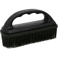 Produktbild von Hippotonic Gummireitbürste aus Naturkautschuk in Schwarz