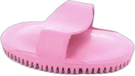 Produktbild von Hippotonic Gummistriegel aus Naturkautschuk Rosa Größe S