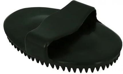 hippotonic Gummistriegel für Pferde Schwarz Größe S – Bild 1 von 3