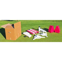 Produktbild von hippotonic Hindernis-Set Hürden-Zubehör mit Würfel aus Kunststoff in Rosa und Weiß