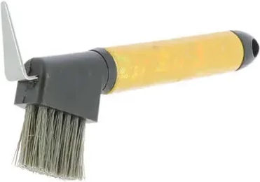 Produktbild von Hippotonic Hufauskratzer Glossy aus Kunststoff für die Hufpflege in Gold Gelb