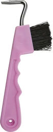 Hippotonic Hufauskratzer mit Bürste aus Kunststoff in Rosa – Bild 1 von 1