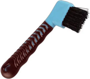 Hippotonic Hufauskratzer Soft Hand Hufpflege Bürste aus Kunststoff Blau – Bild 1 von 1