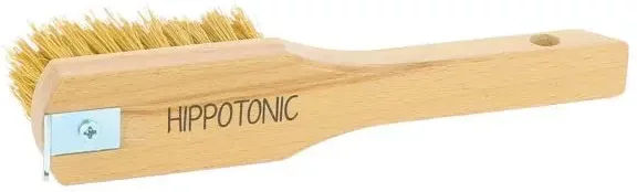 Produktbild von Hippotonic Hufpflege Set aus Holz mit Hufbürste und Hufauskratzer in Natur Braun
