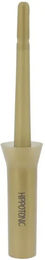 Hippotonic Hufpinsel mit Kappe aus Kunststoff in Weiß Gold Beige – Bild 1 von 3