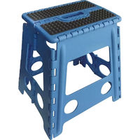 Produktbild von Hippotonic Klapptritt Sitzhocker aus Kunststoff in Türkis 28,5 x 21,5 x 39 cm